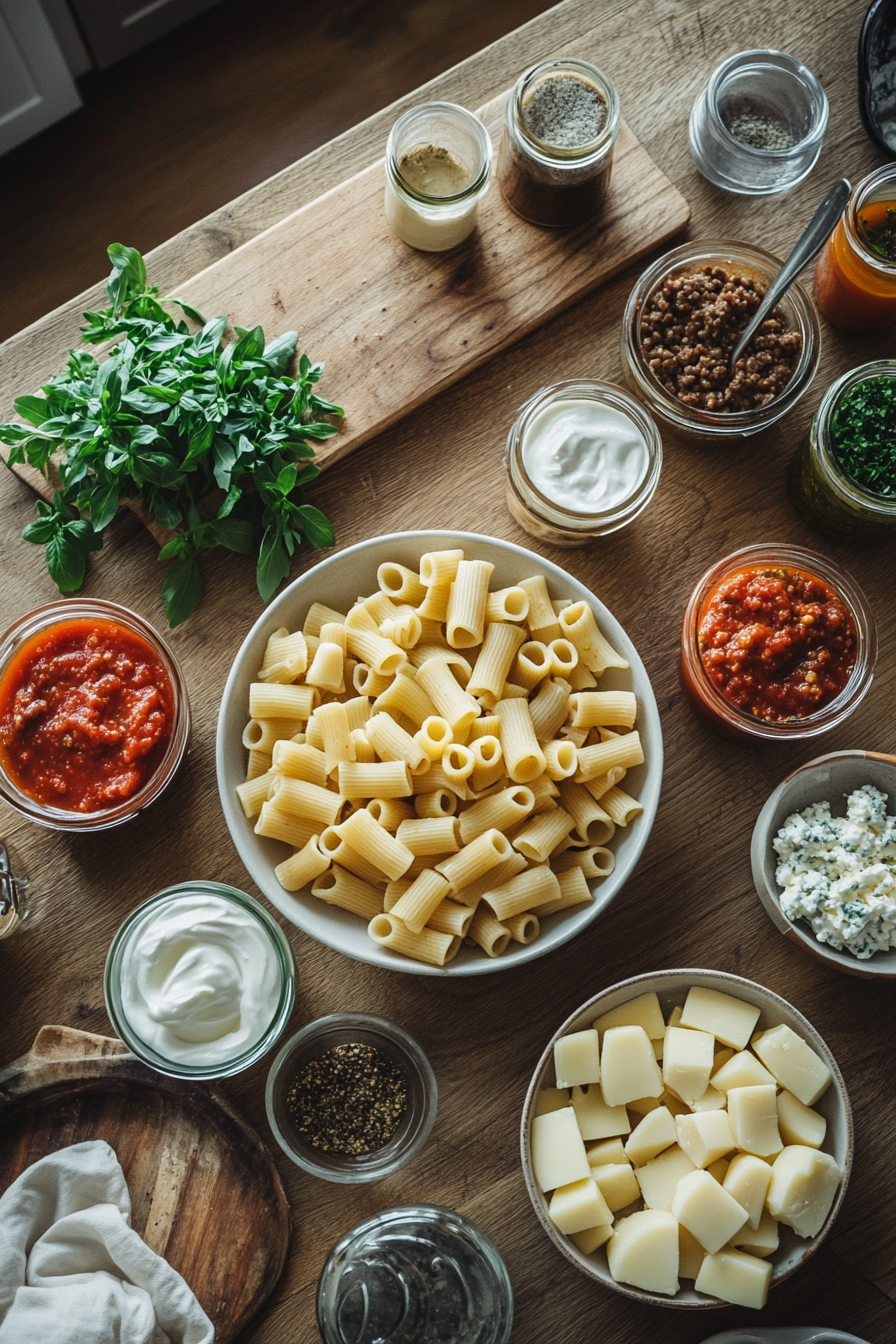 baked rigatoni pasta