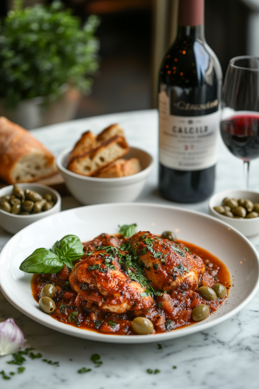 chicken cacciatore