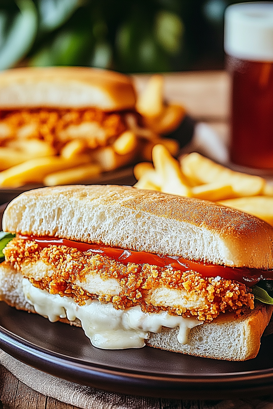 chicken parmesan sandwiches