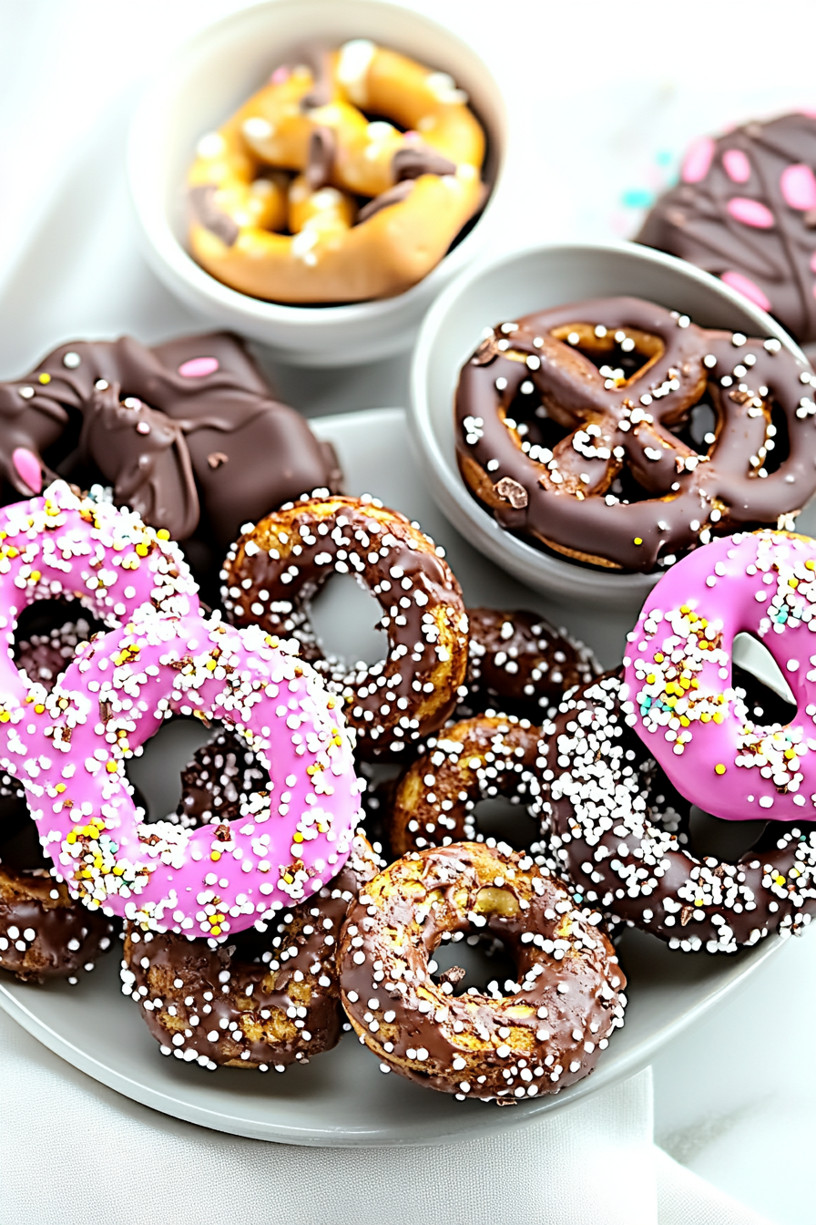 chocolate covered pretzels