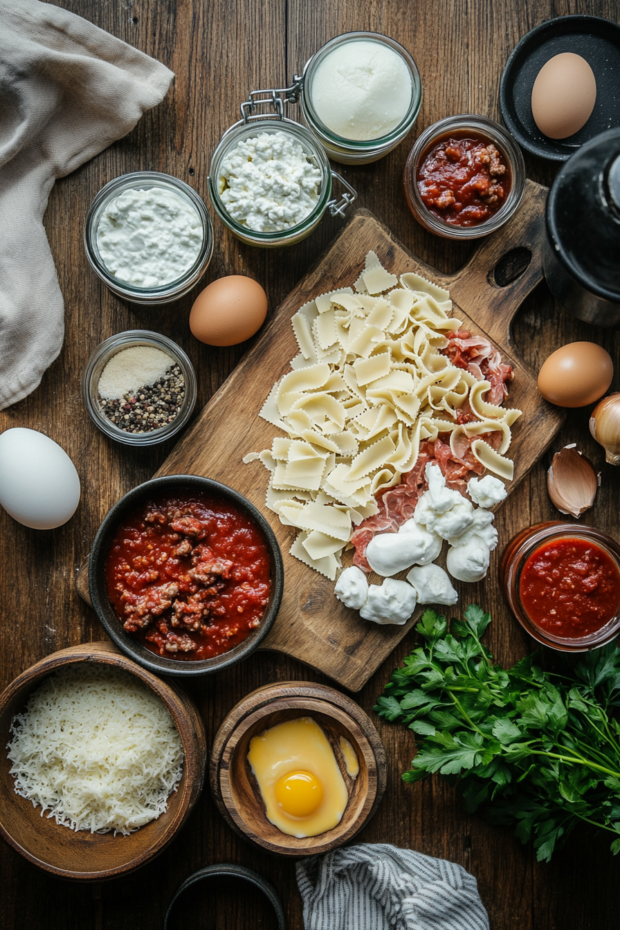 easy meat lasagna
