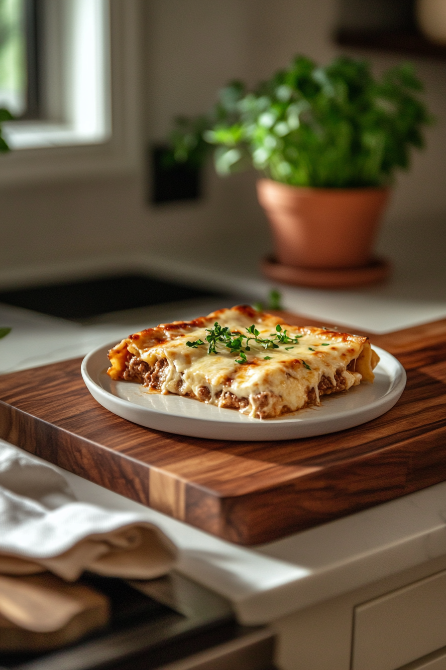 easy meat lasagna