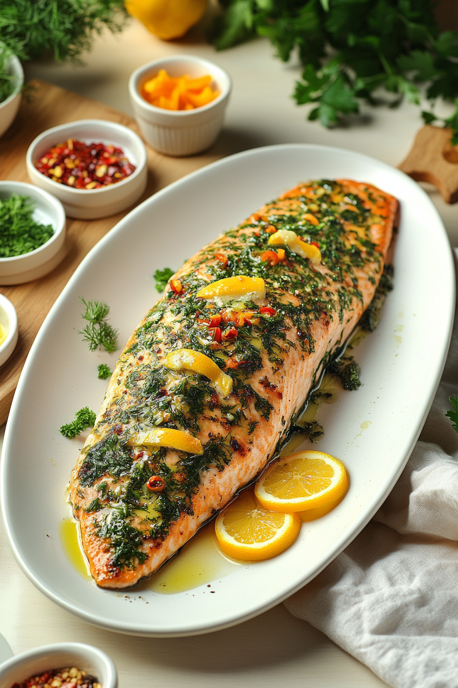 garlic butter salmon