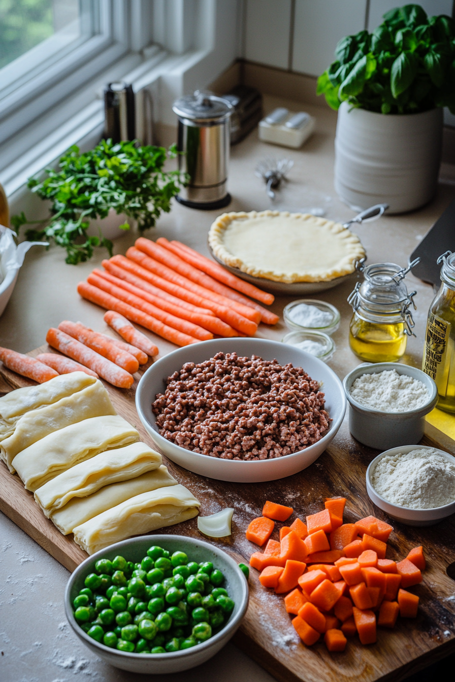 ground beef meat pie