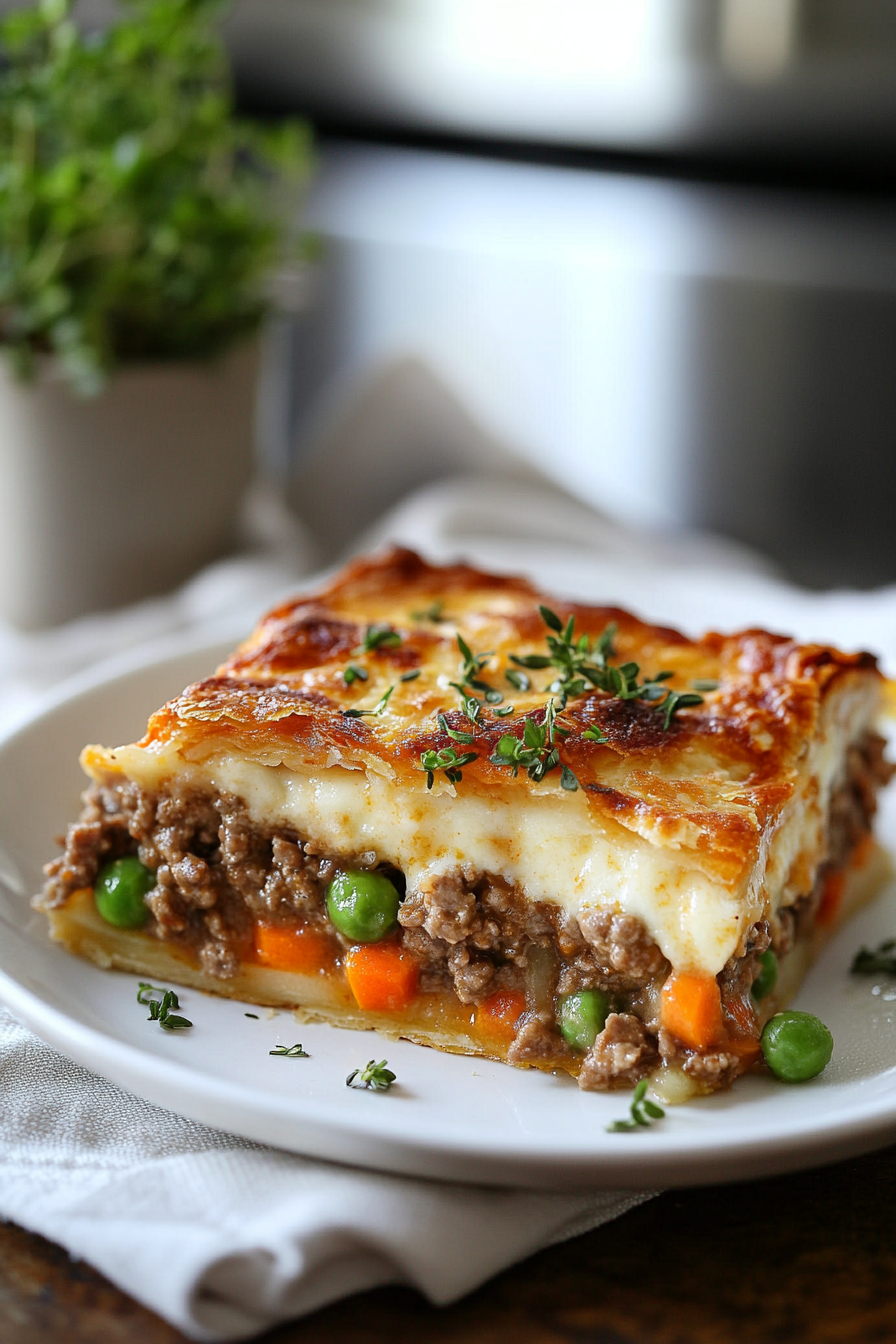 ground beef meat pie