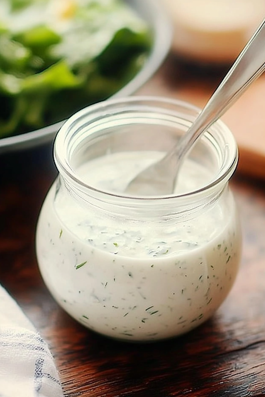 homemade ranch salad dressing