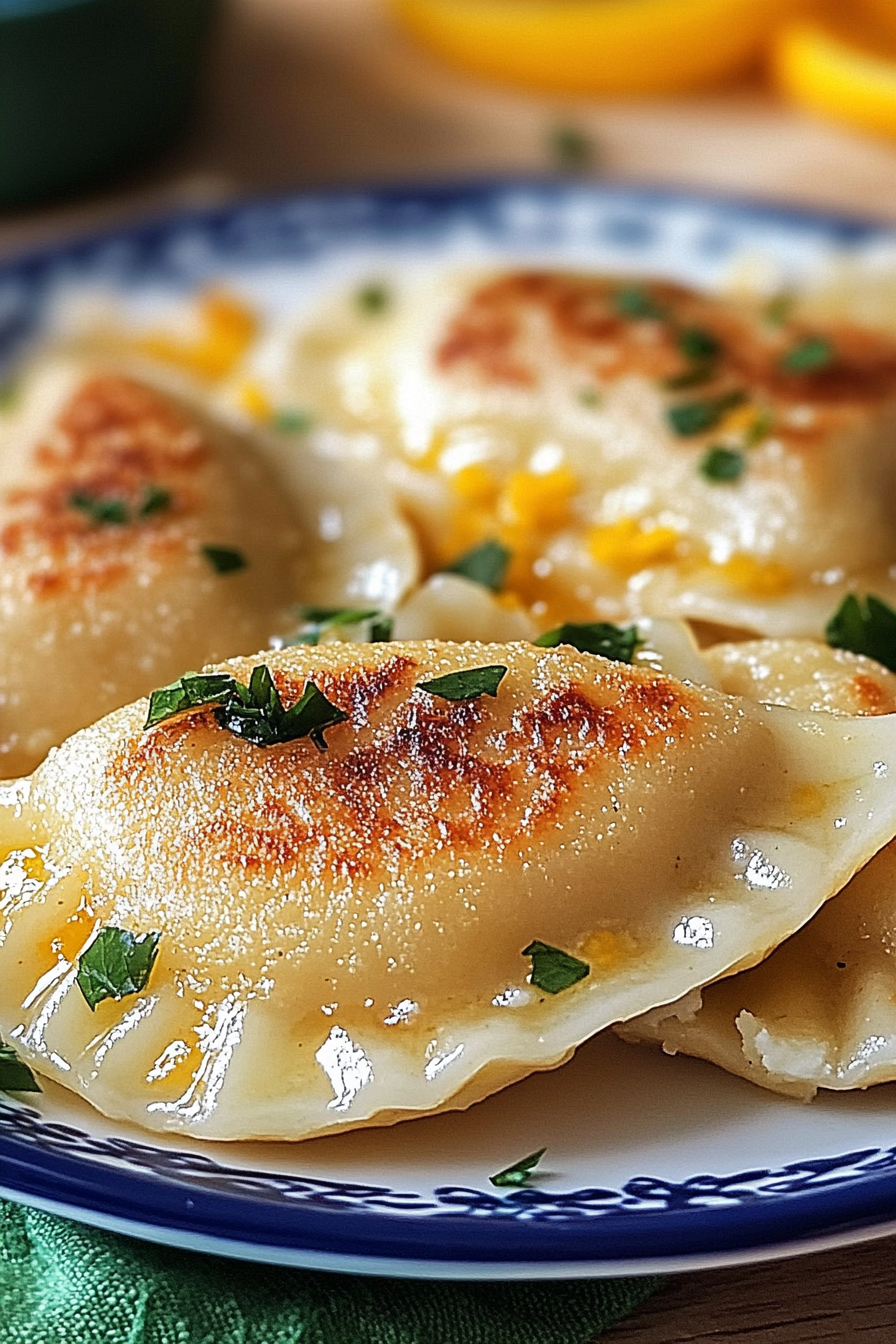 loaded baked potato pierogi