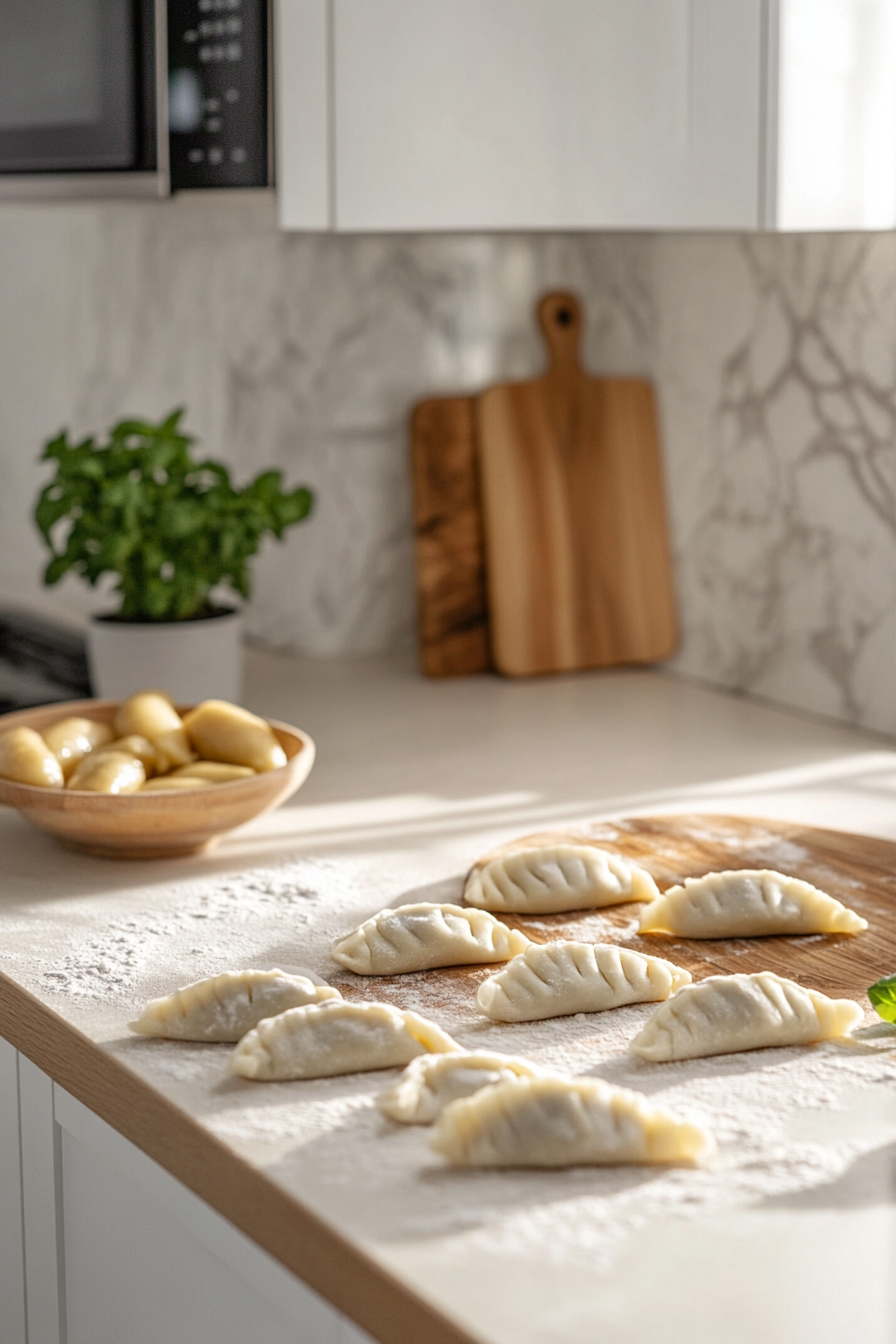 loaded baked potato pierogi