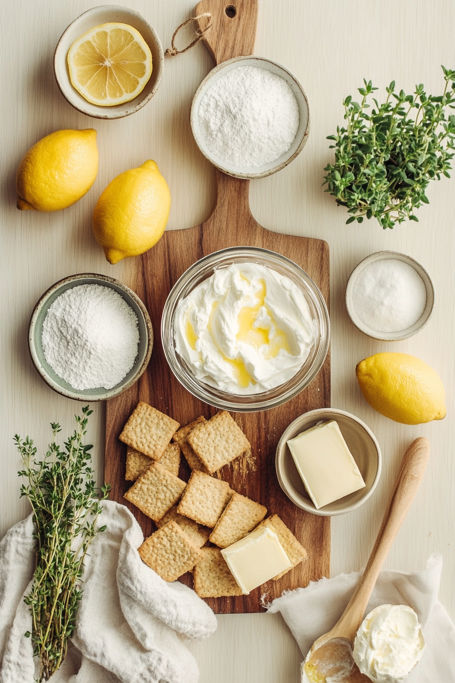 mini no bake lemon cheesecake tarts