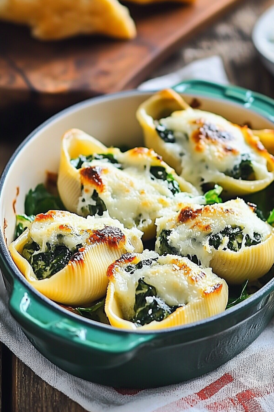 spinach stuffed shells