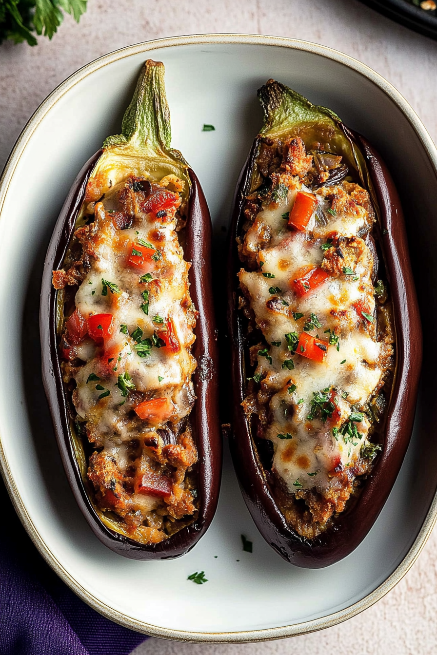 stuffed eggplant