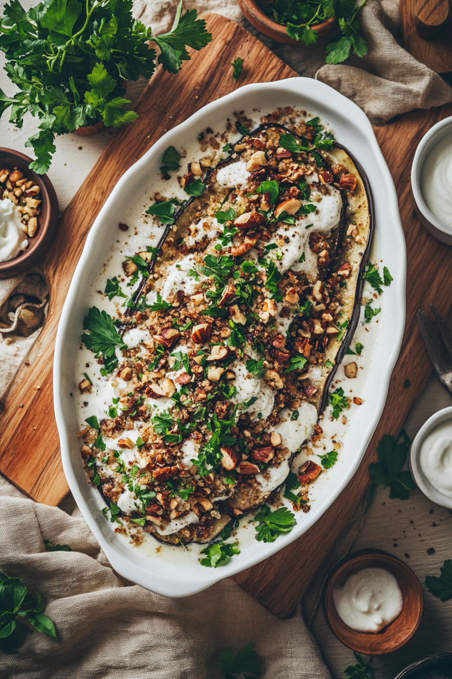 stuffed eggplant