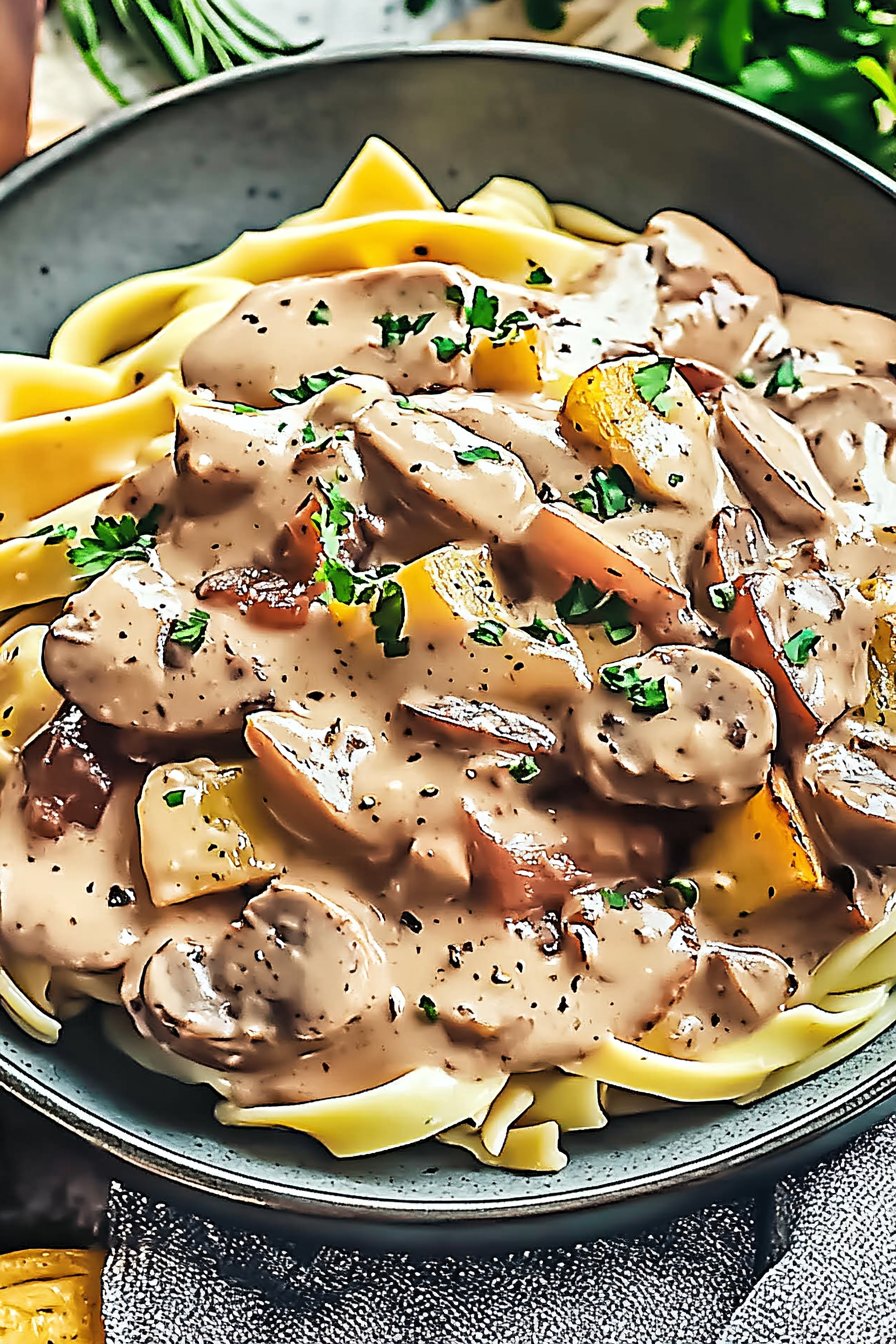 vegan stroganoff