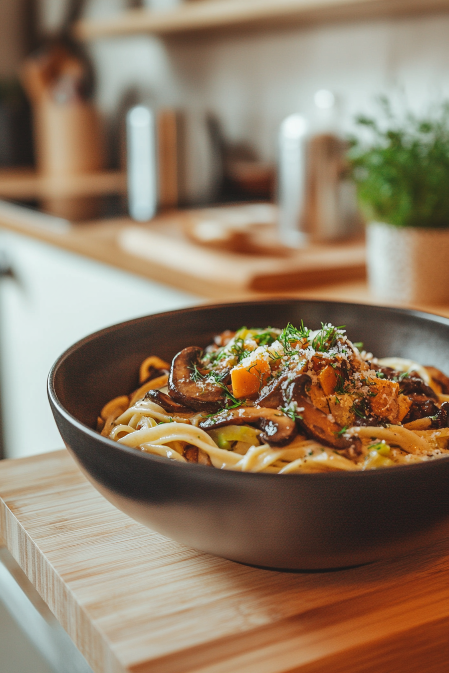 vegan stroganoff