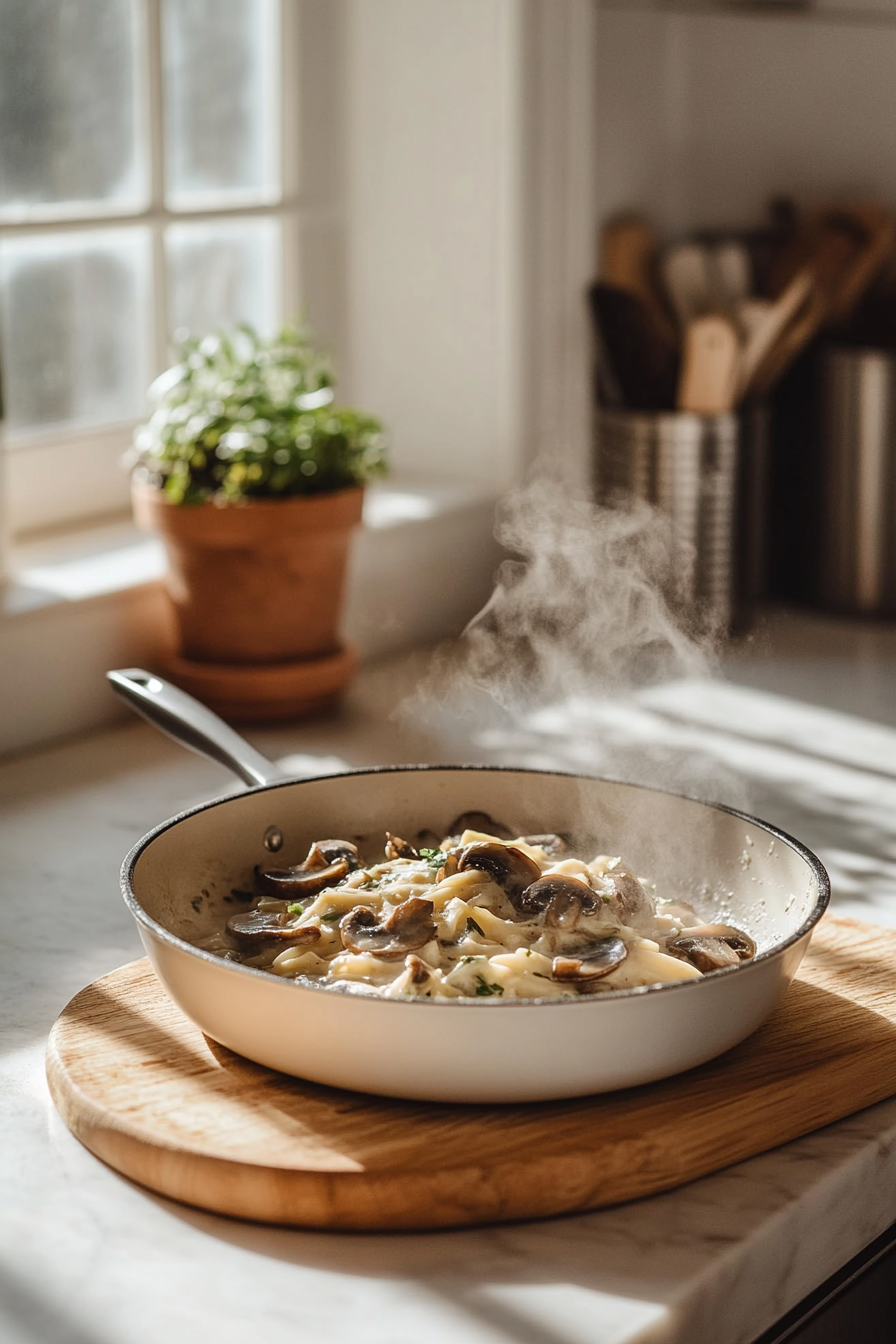vegan stroganoff