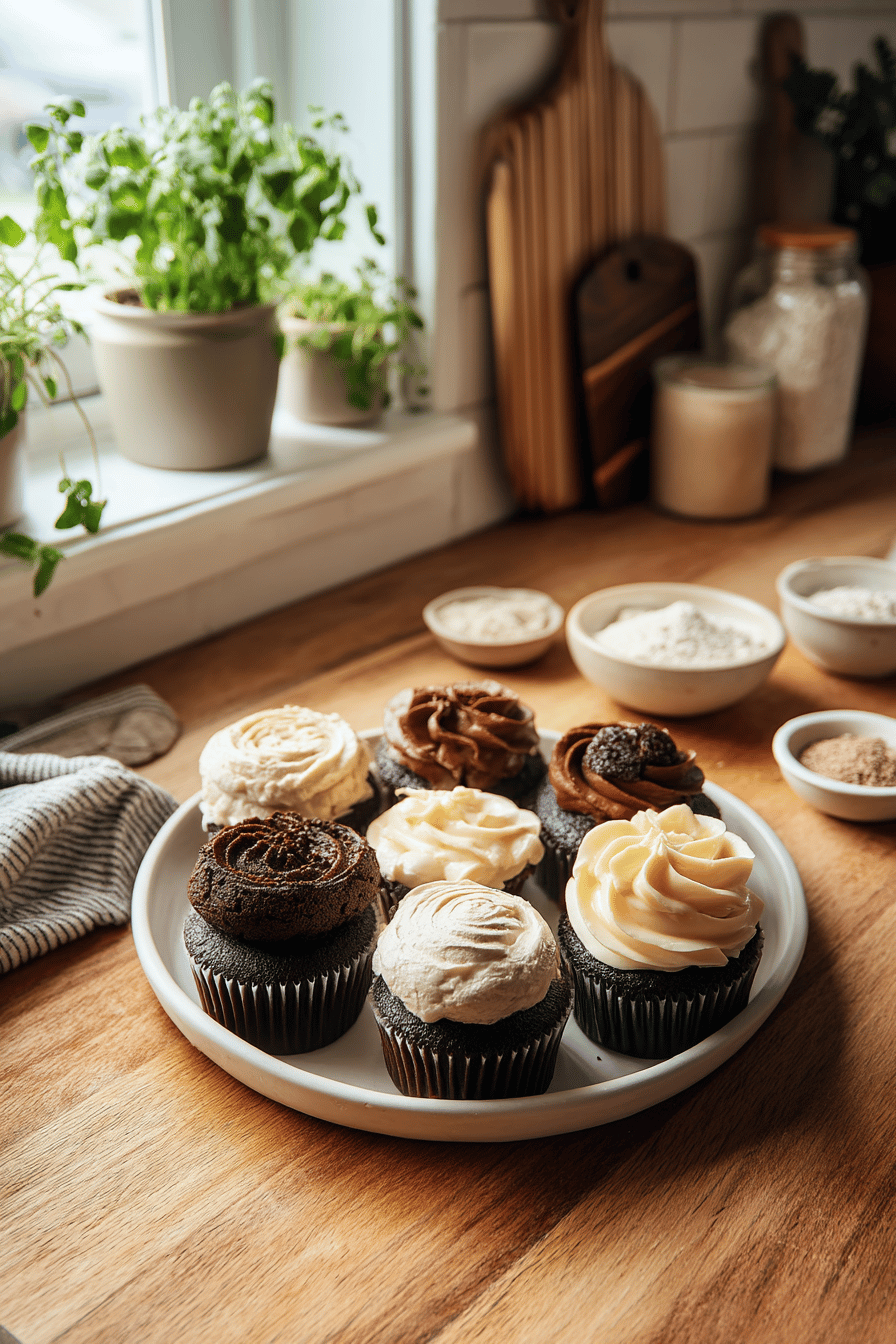 black cocoa cupcakes