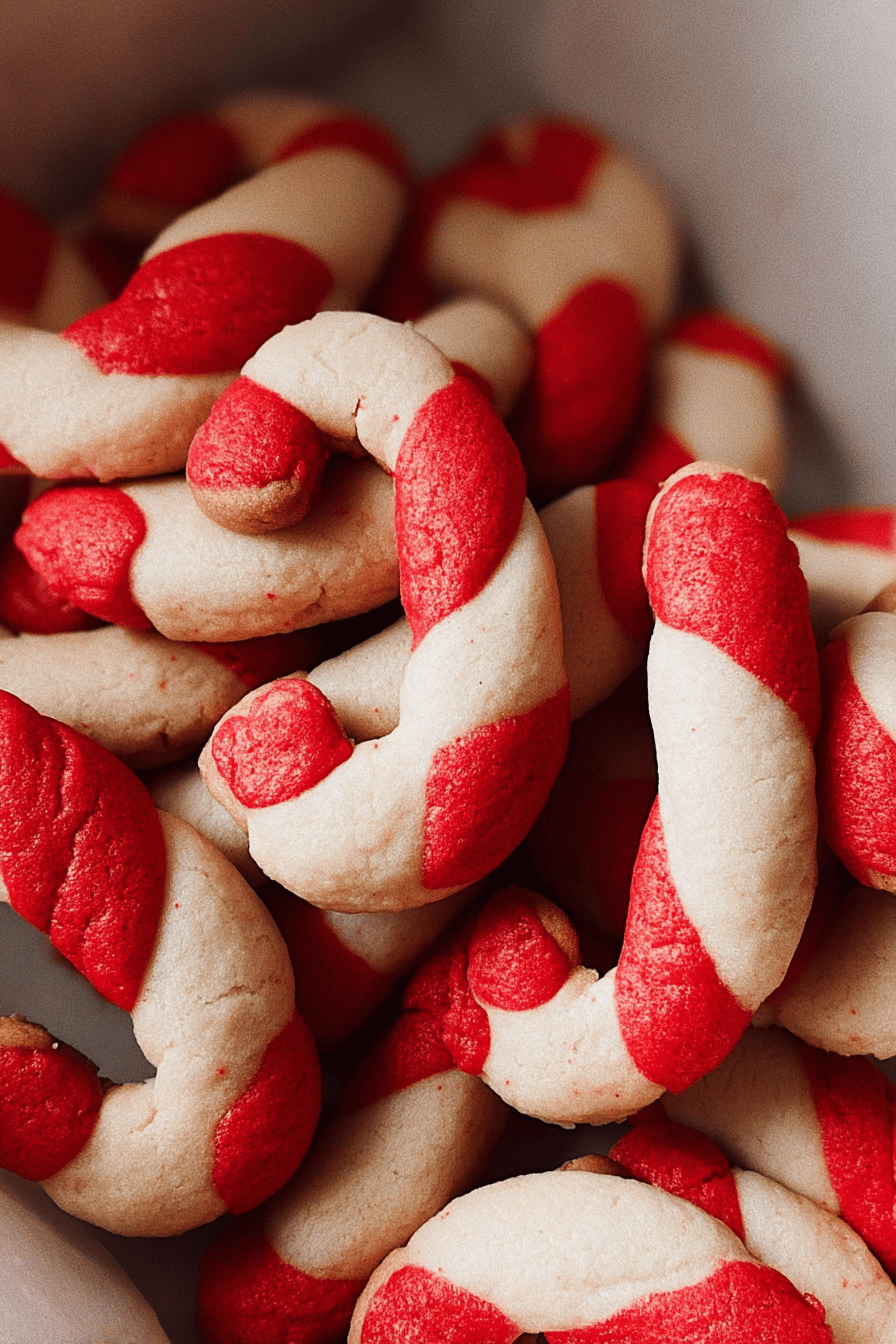 candy cane cookies
