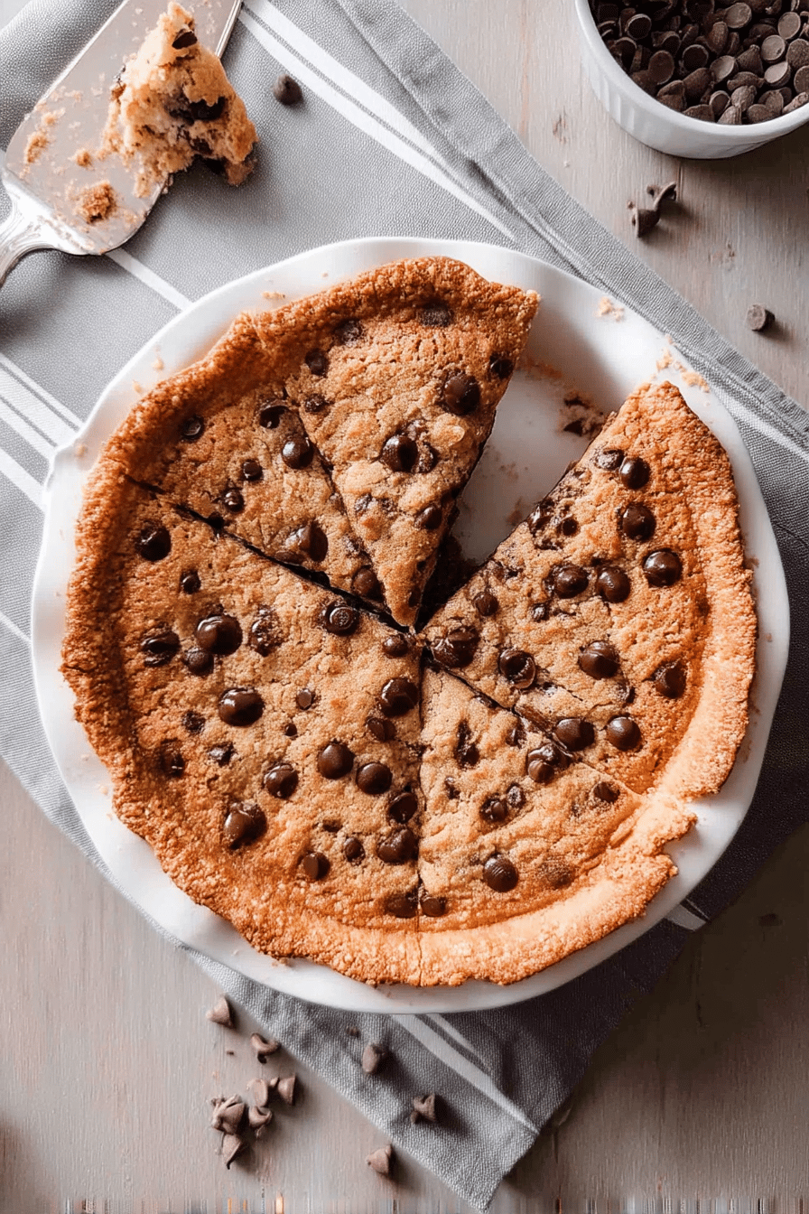 chocolate chip cookie pie