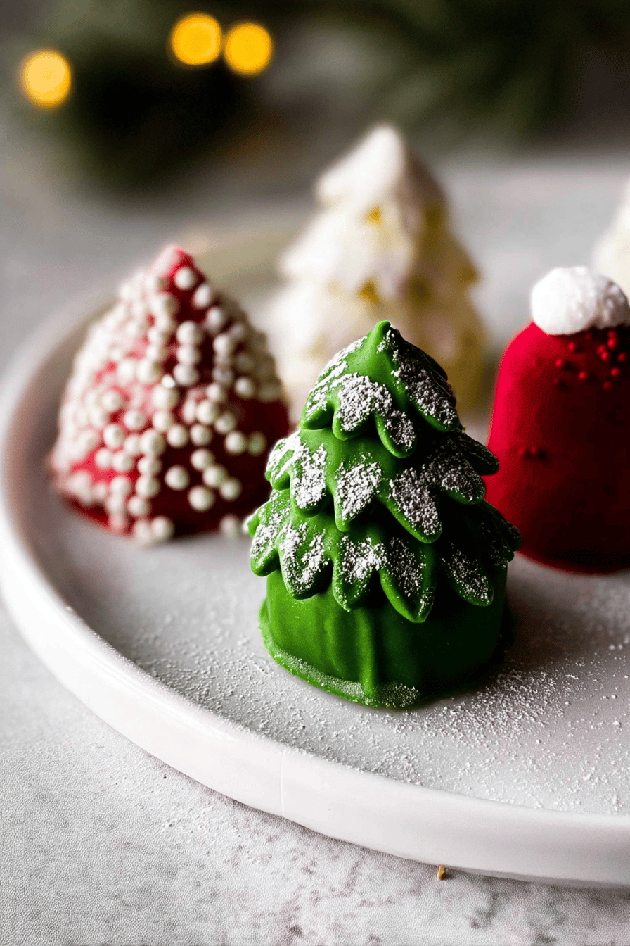 christmas cake pops