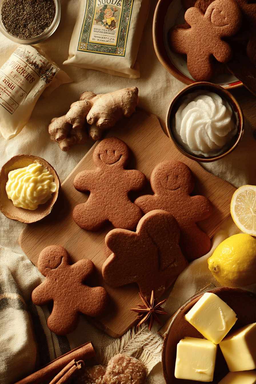 chubby gingerbread man cookies