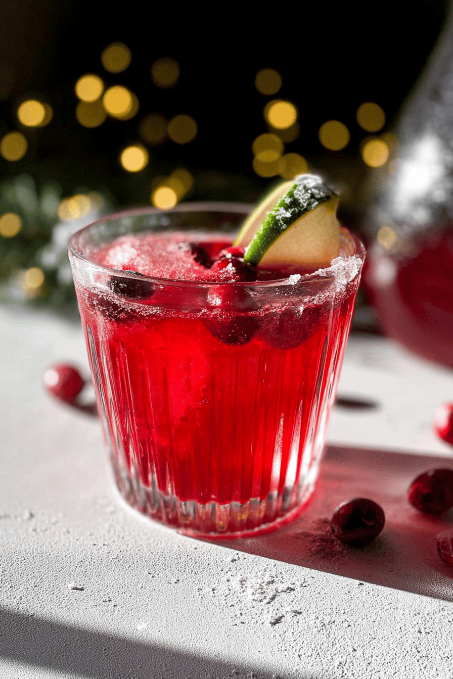 cranberry apple mocktail