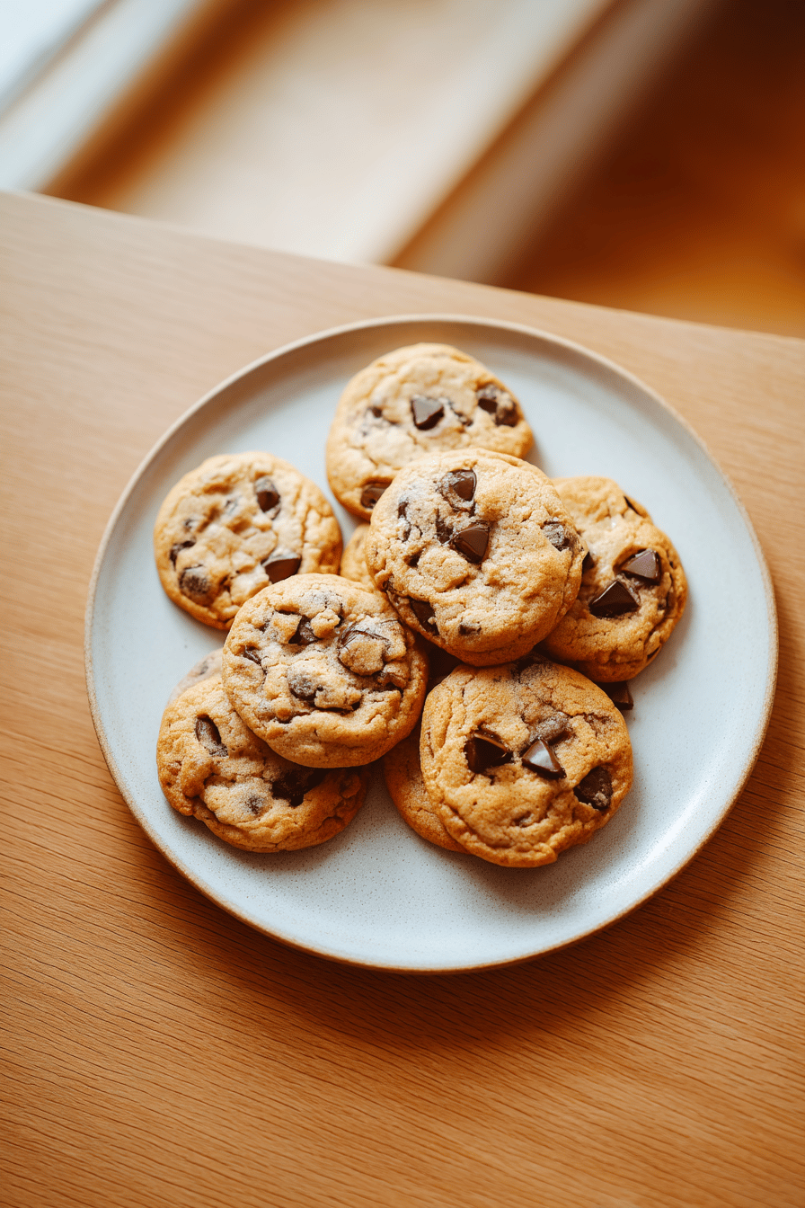 eggless chocolate chip cookies