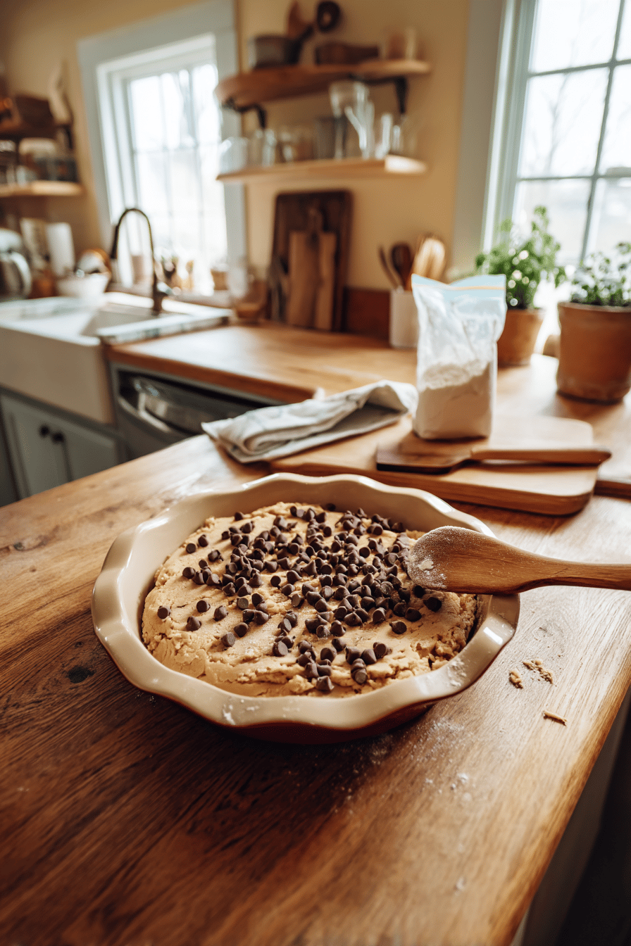 giant chocolate chip cookie cake