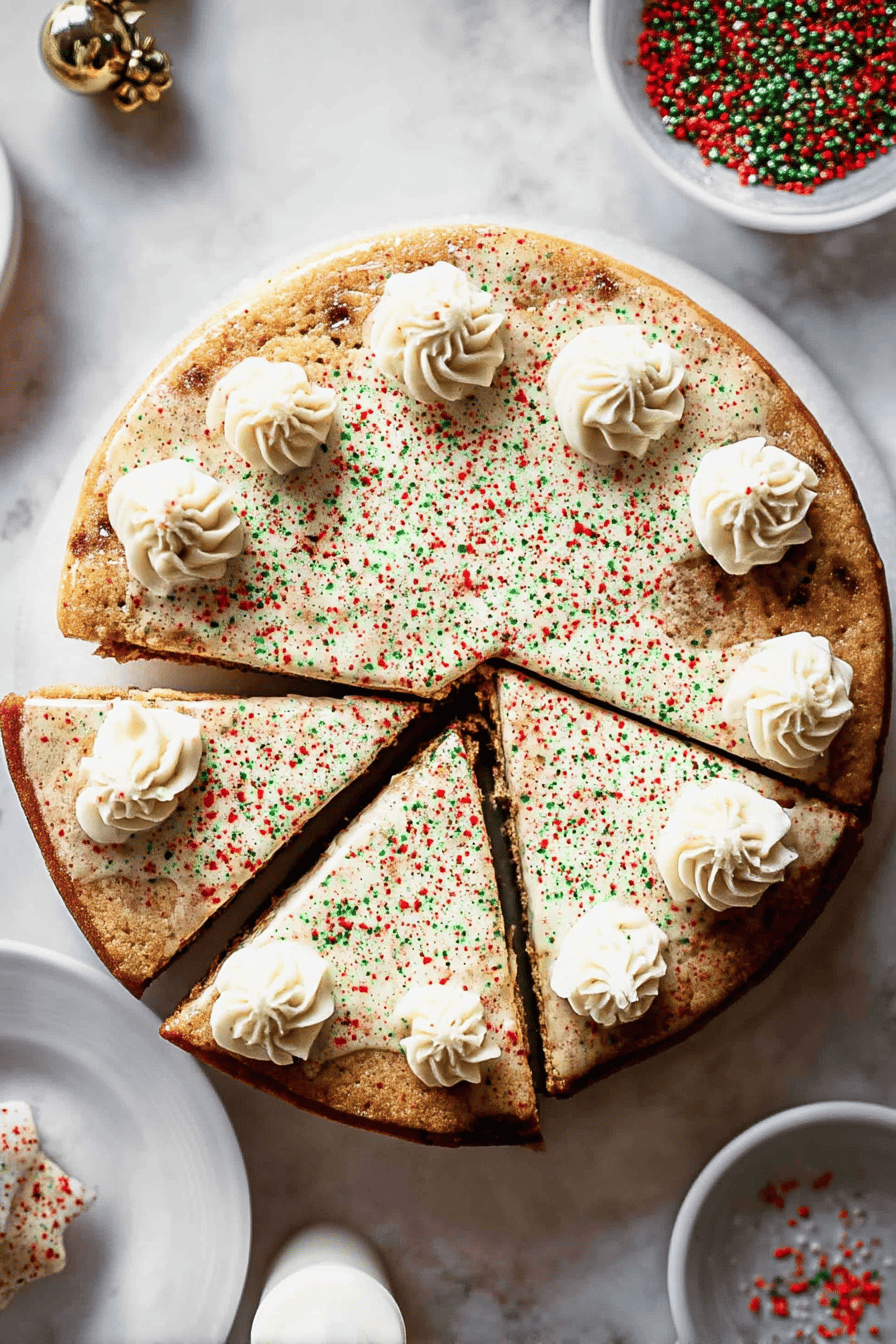 giant sugar cookie cake