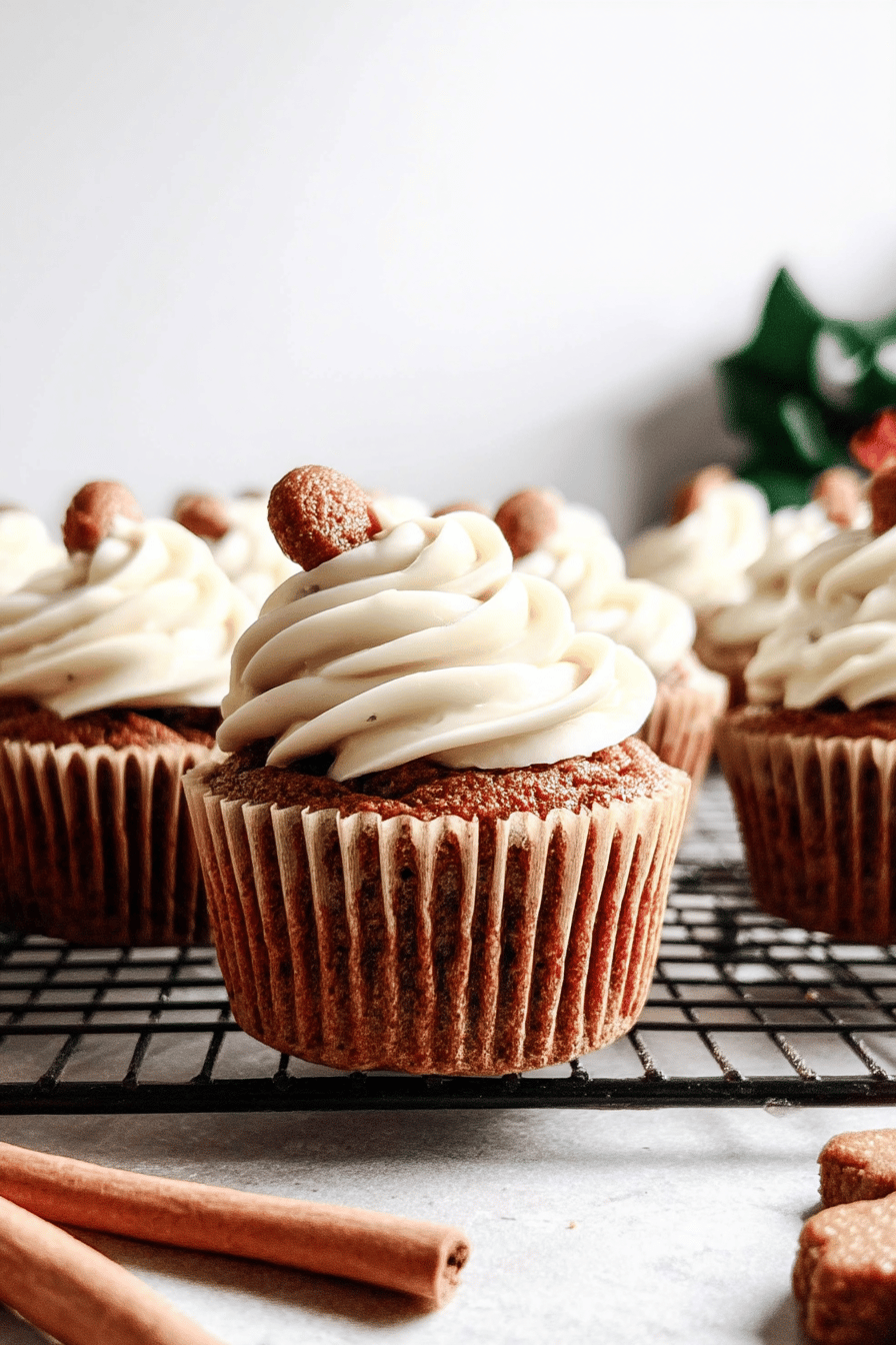 gingerbread cupcakes
