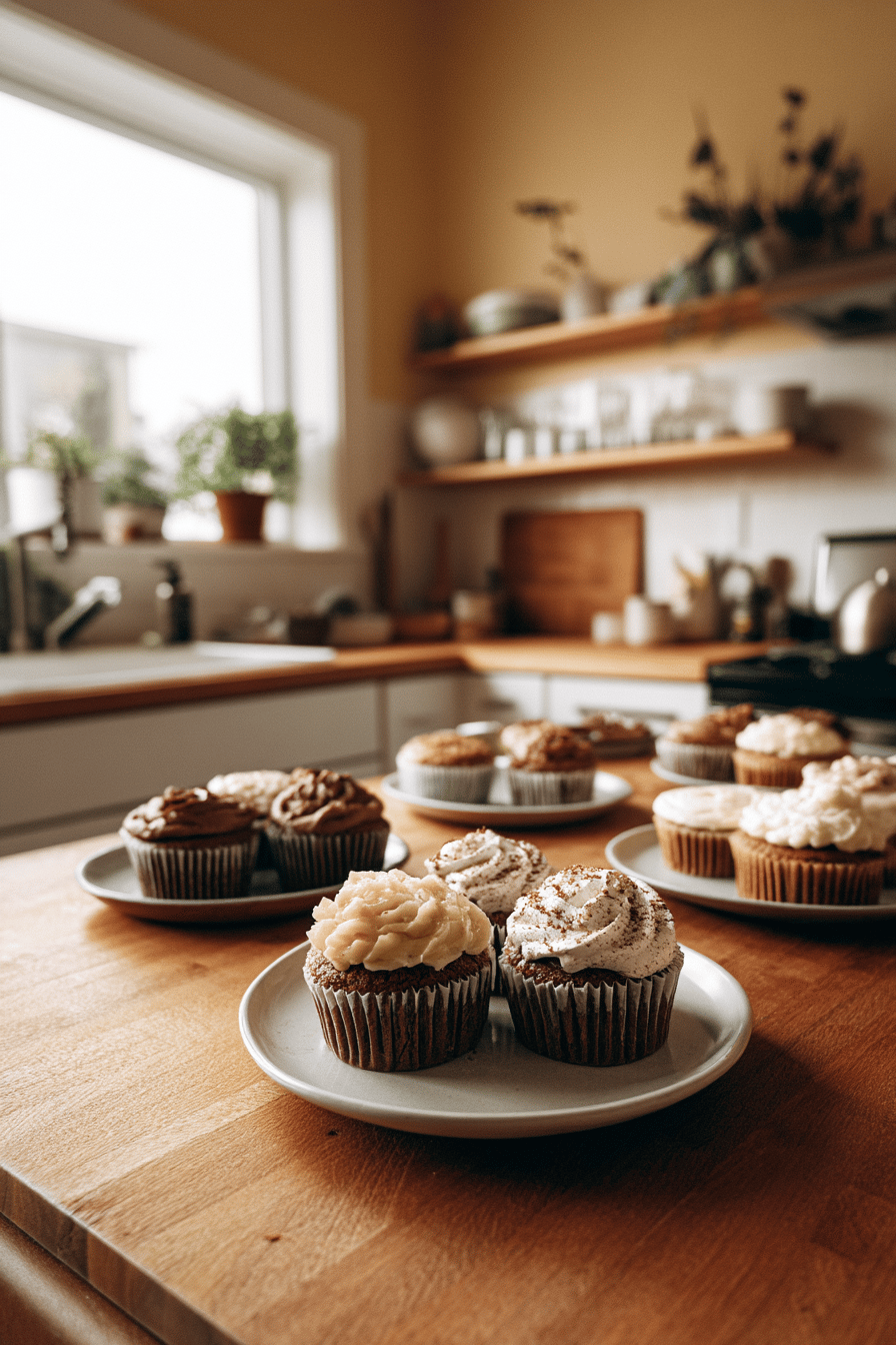 gingerbread cupcakes