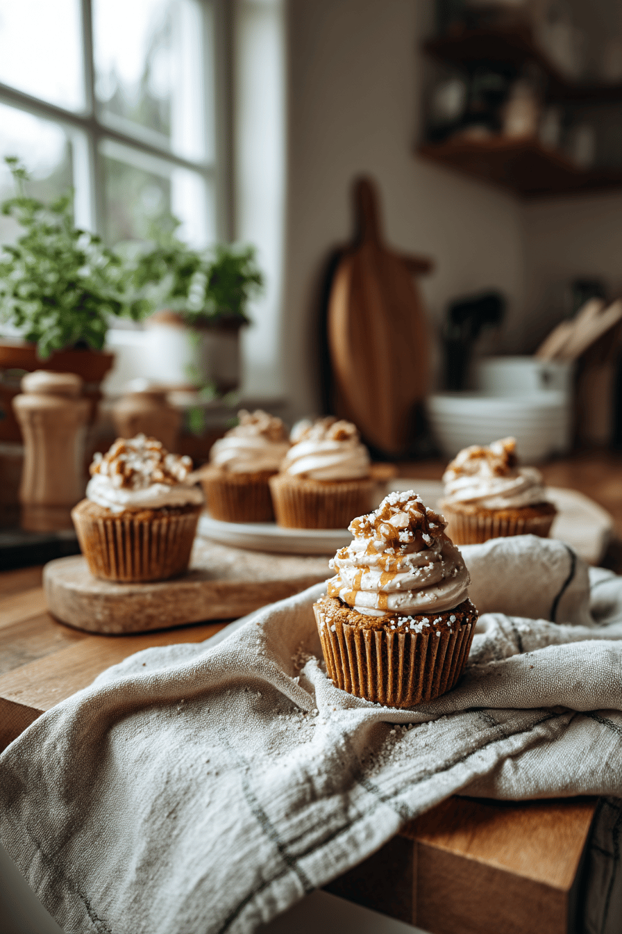 gingerbread cupcakes