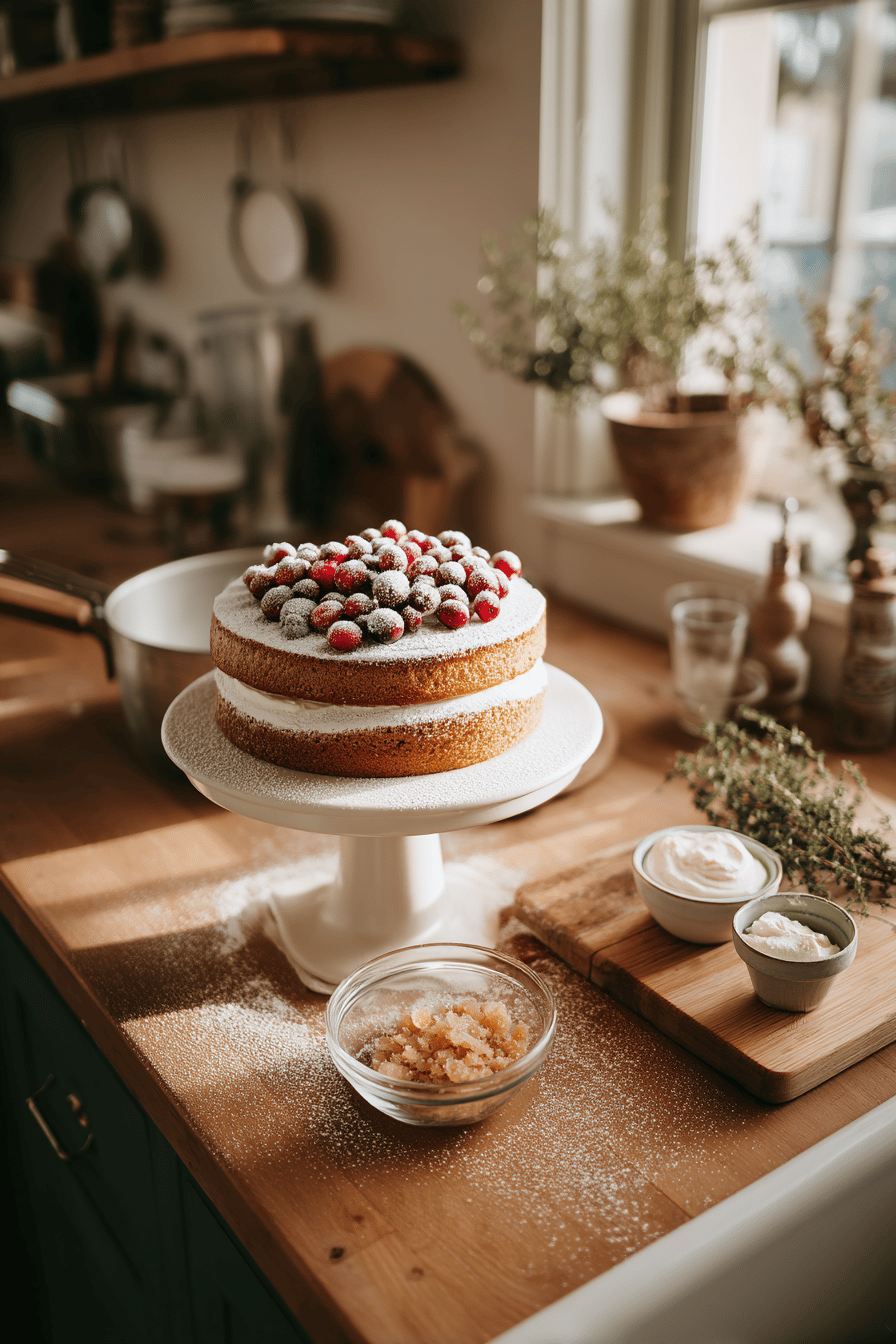 gingerbread layer cake