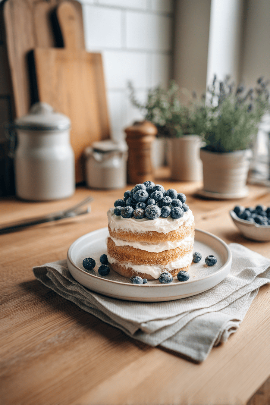 lemon berry cake