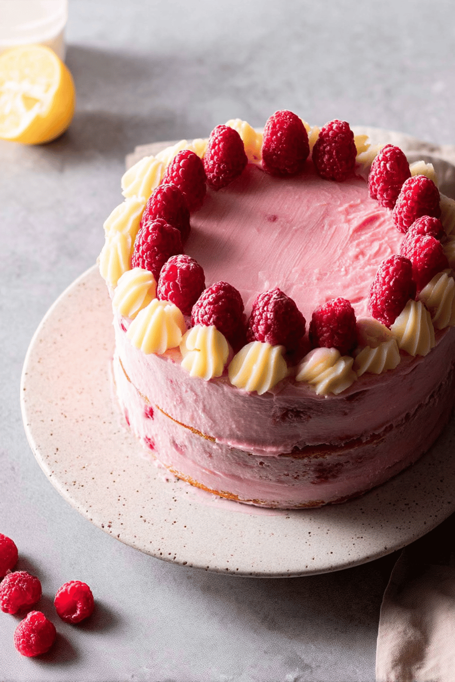 lemon raspberry cake