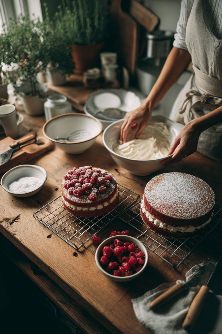 lemon raspberry cake