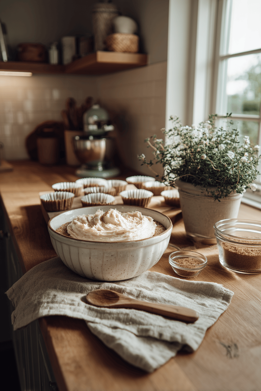 mini no bake cinnamon roll cheesecakes