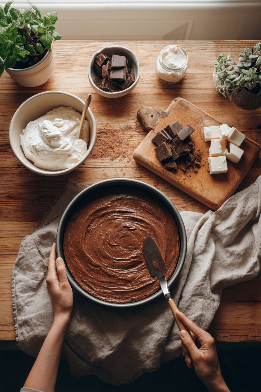 no bake chocolate cheesecake