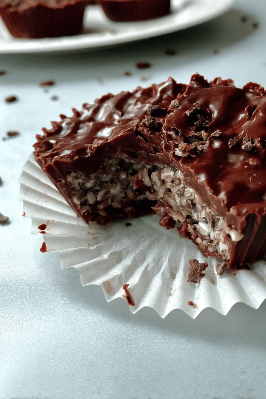 no bake chocolate cups