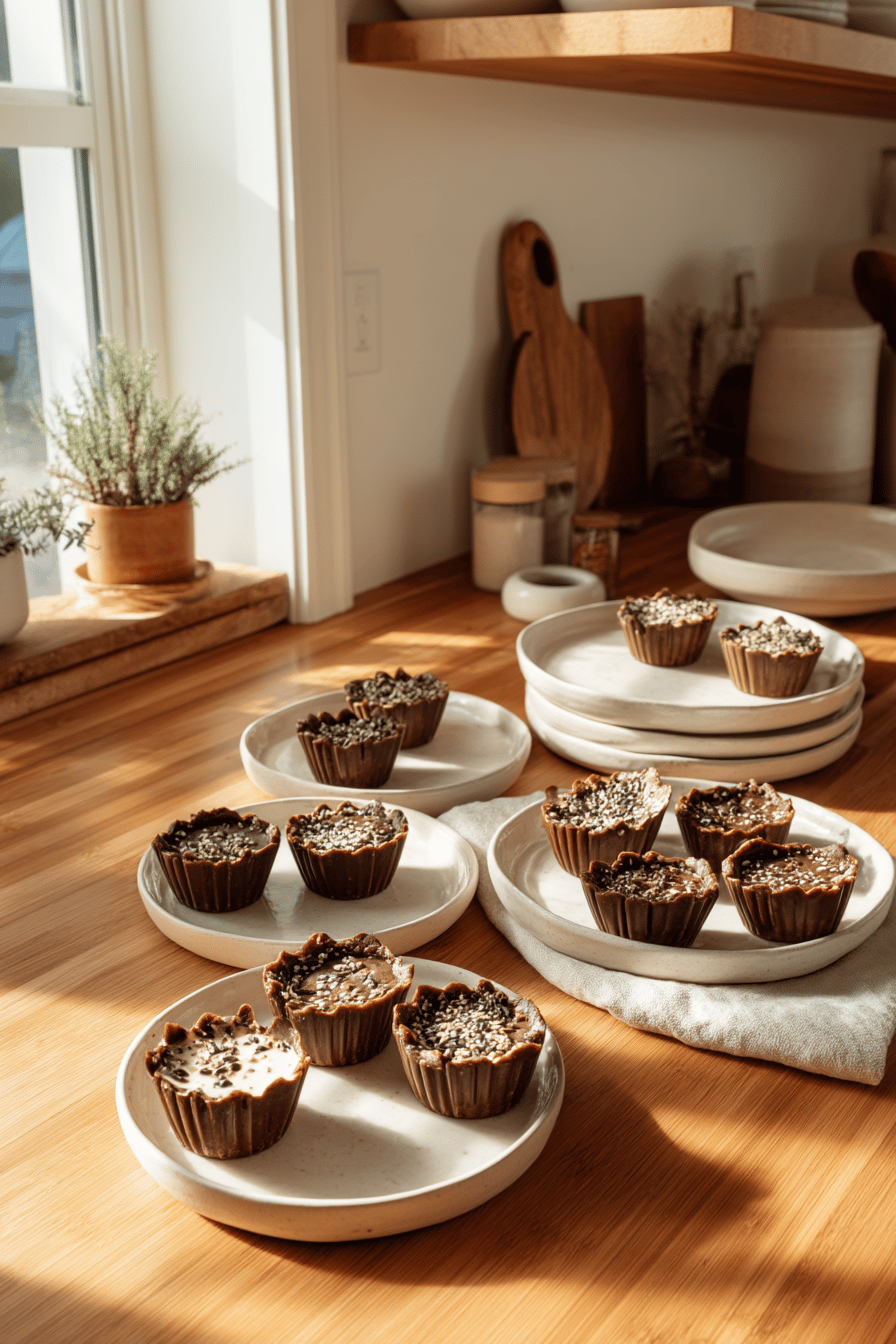 no bake chocolate cups
