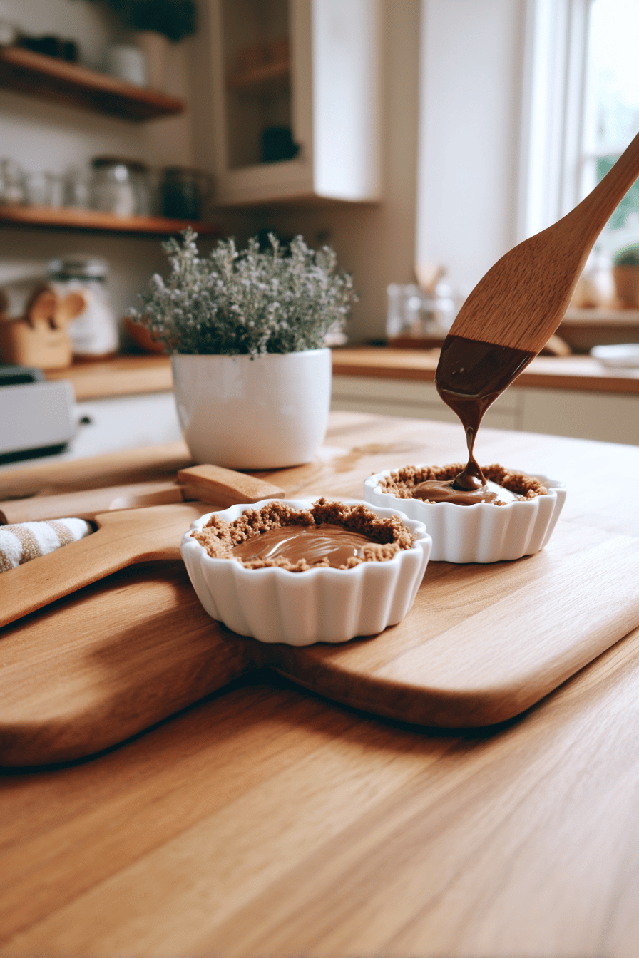 no bake chocolate cups