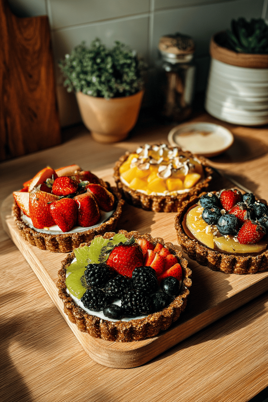 no bake fruit tart