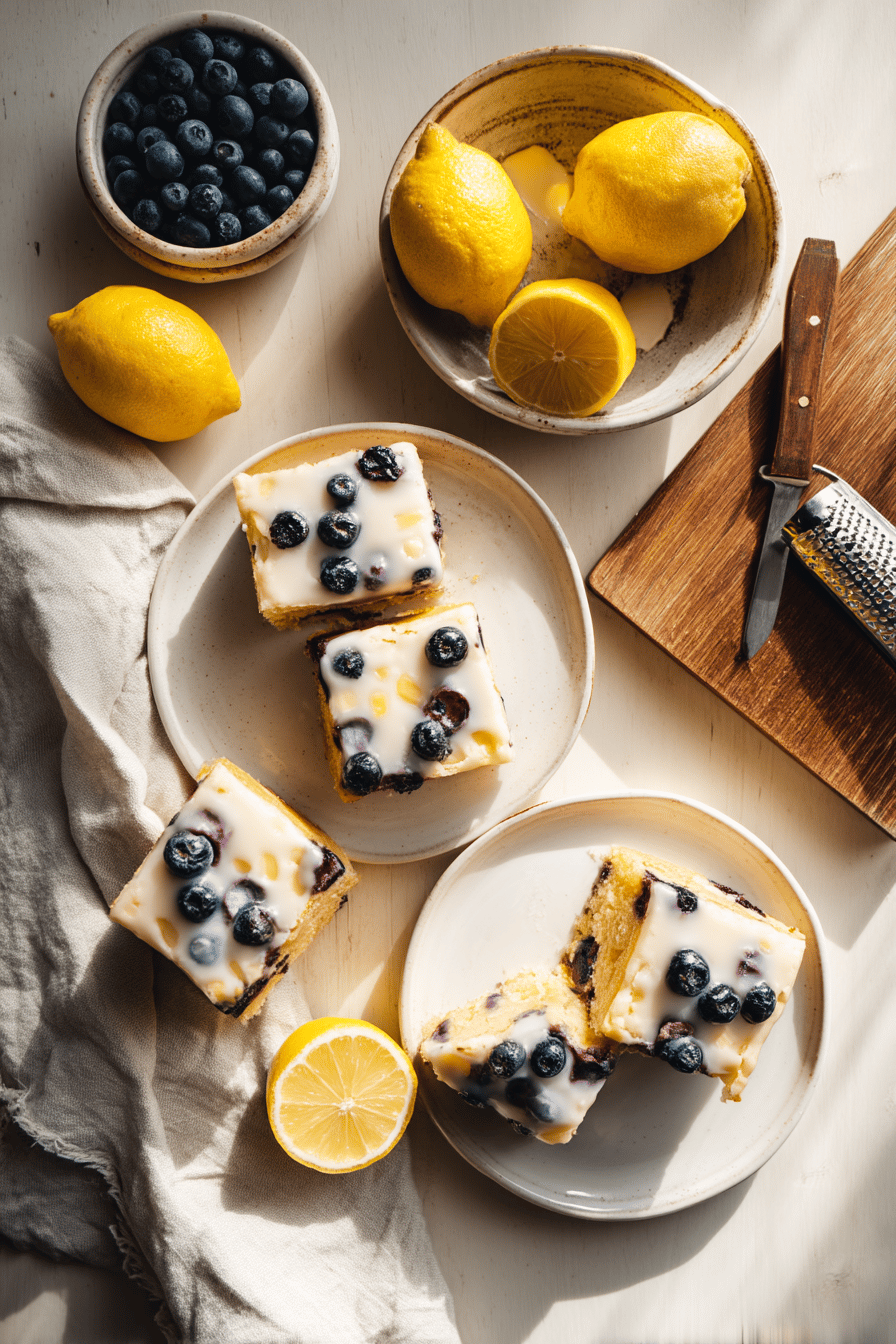 blueberry lemon cream pastries