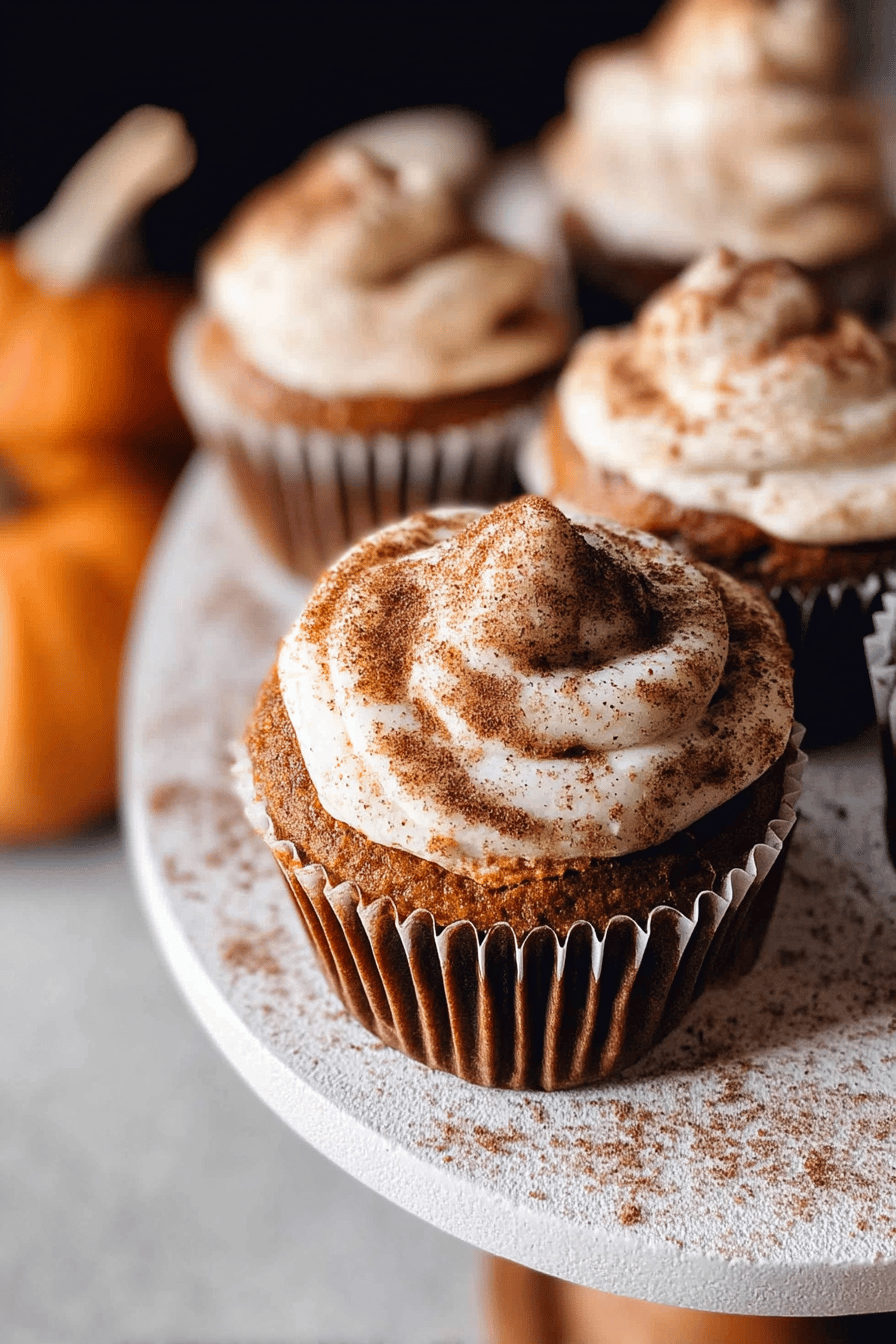 pumpkin spice latte cupcakes
