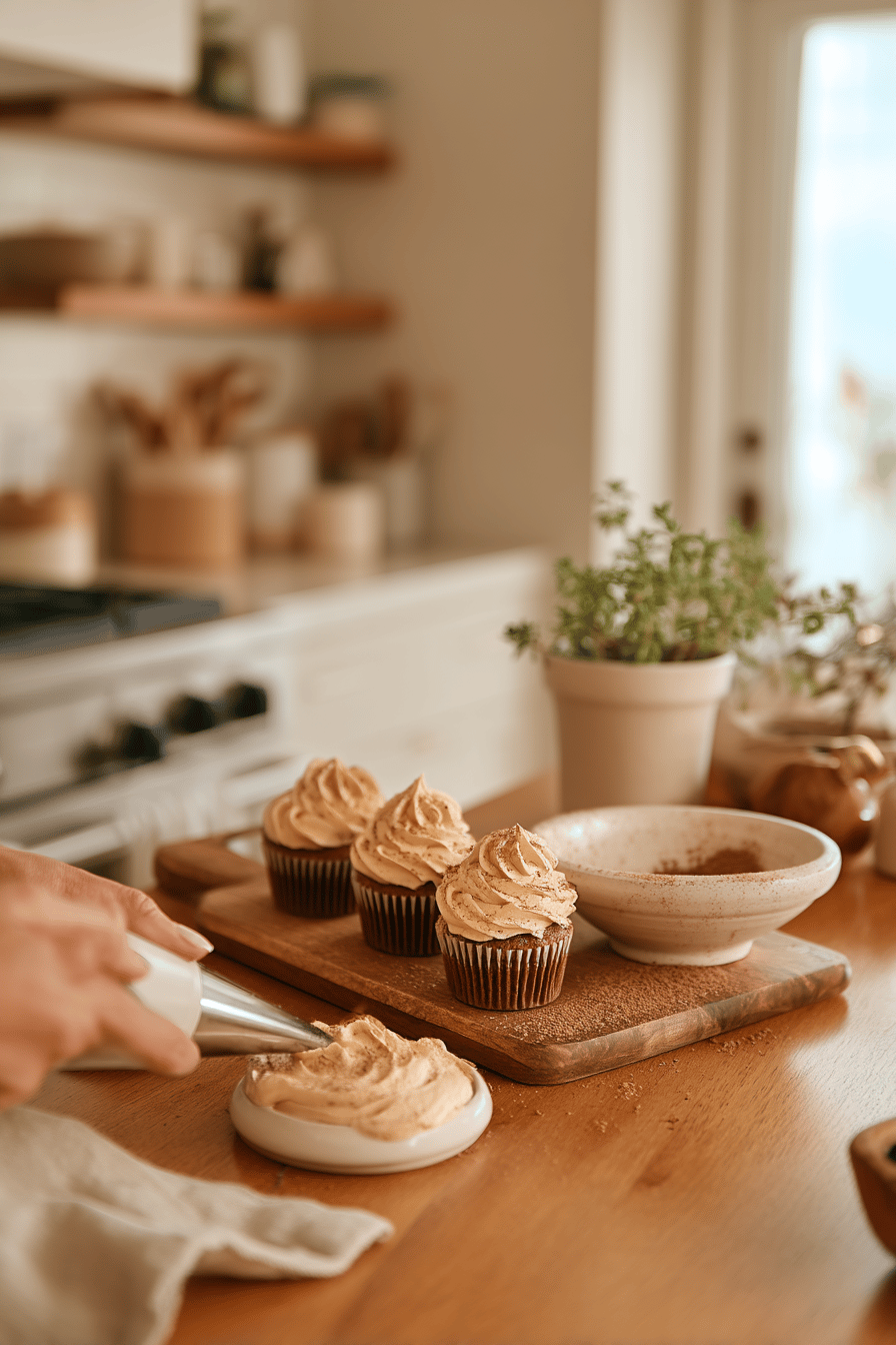 pumpkin spice latte cupcakes