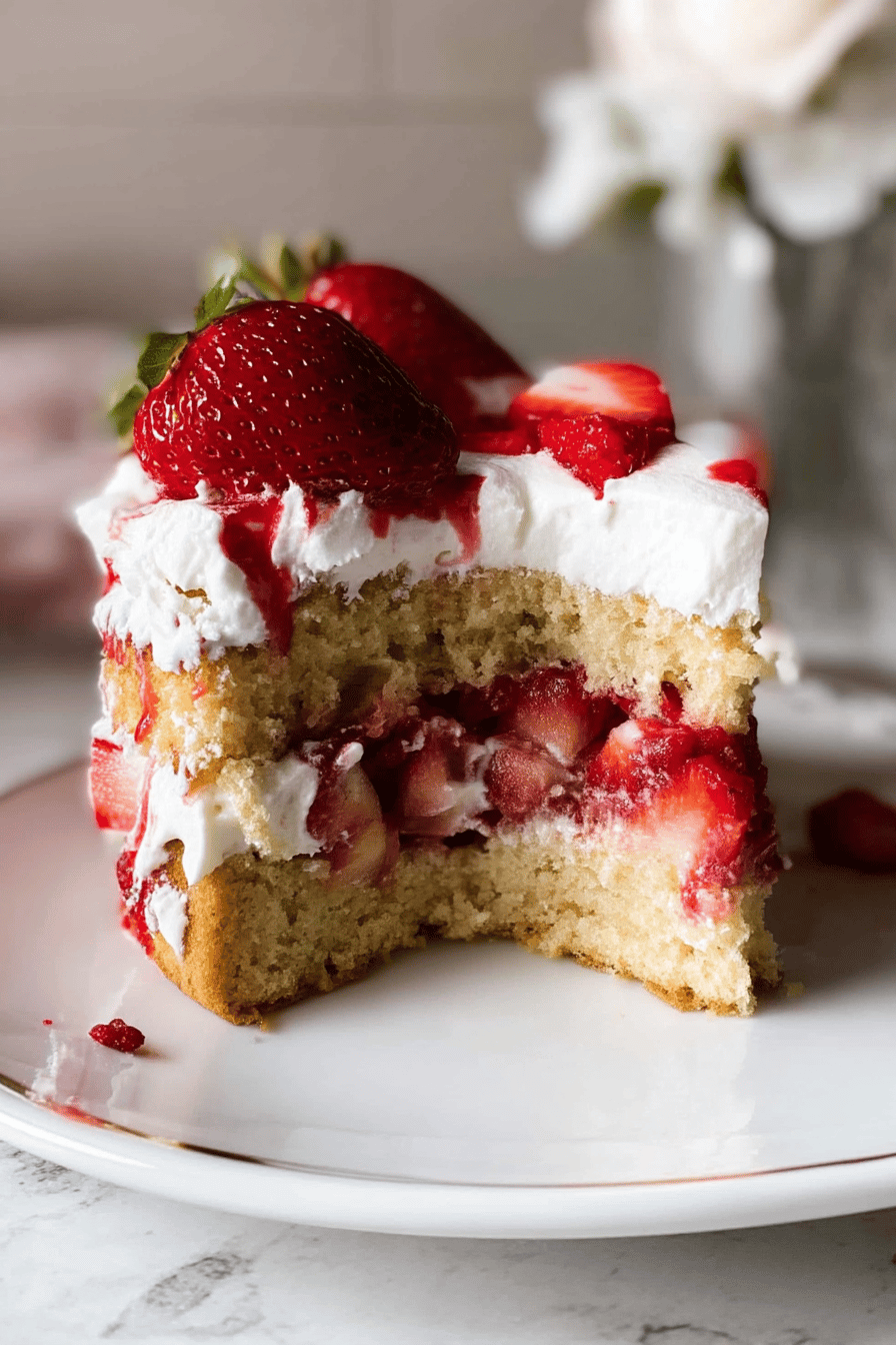 strawberry shortcake cake