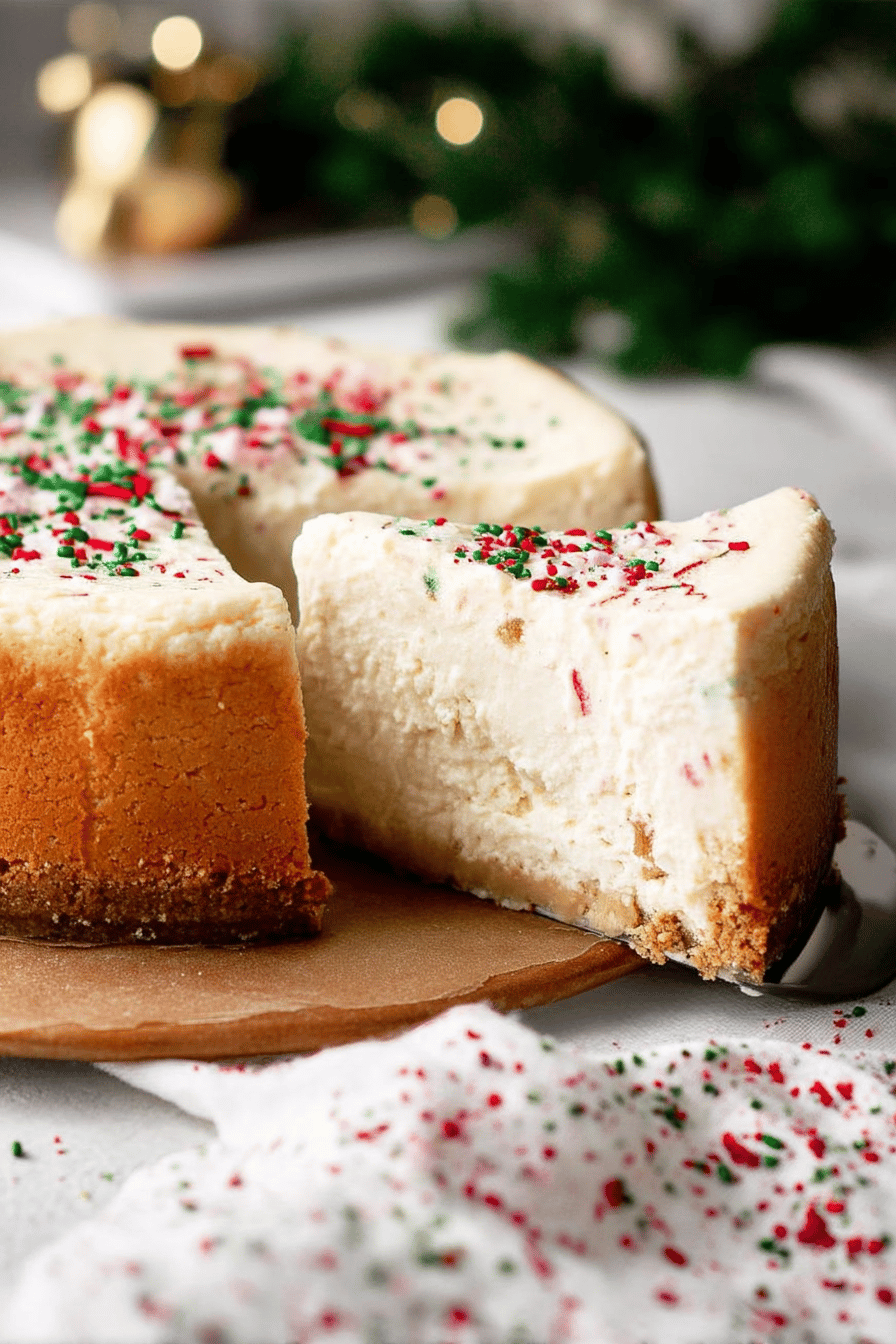 sugar cookie cheesecake