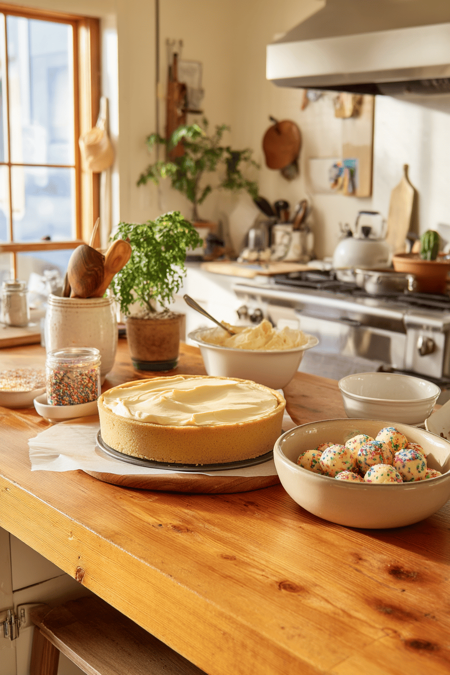 sugar cookie cheesecake