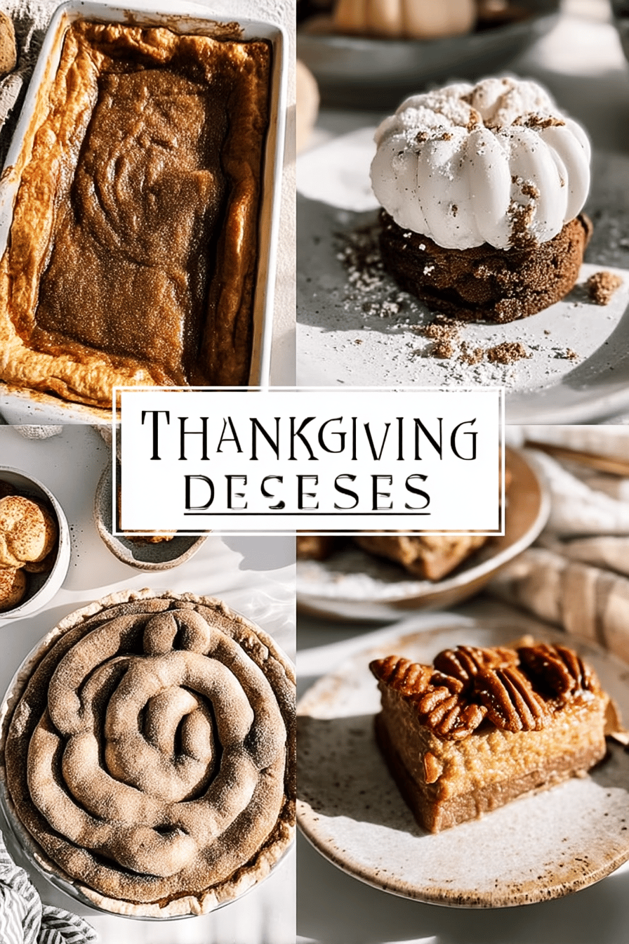 thanksgiving desserts