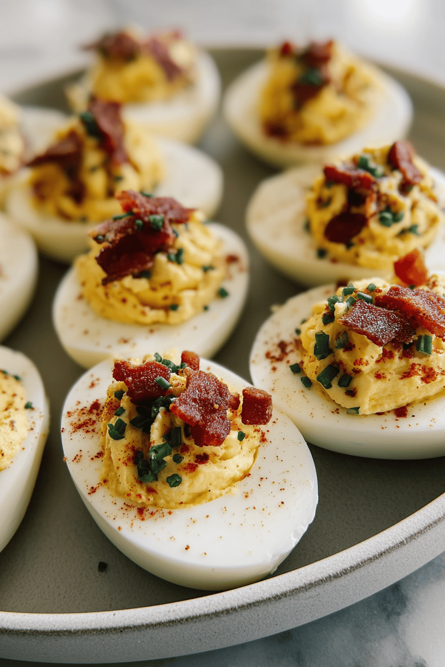 Bacon Deviled Eggs Recipe