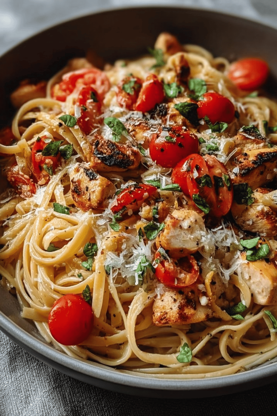 Bruschetta Chicken Pasta